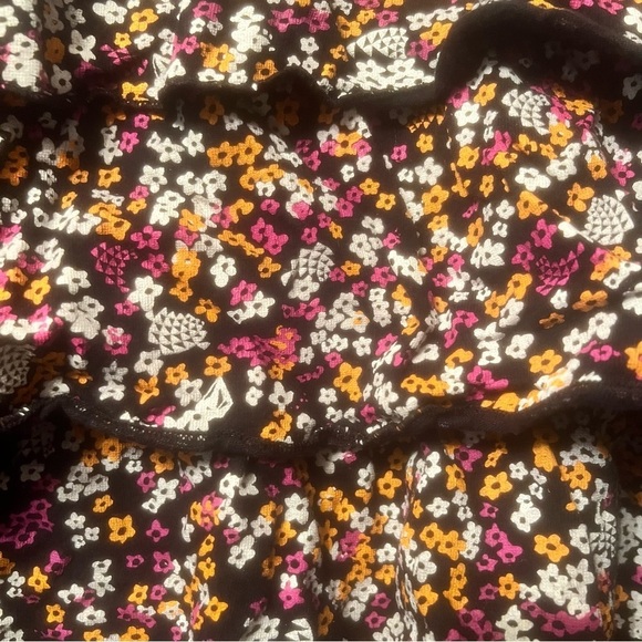 Vintage Volcom floral tiered ruffled mini skirt Floral Ruffle SizeM - Picture 4 of 7